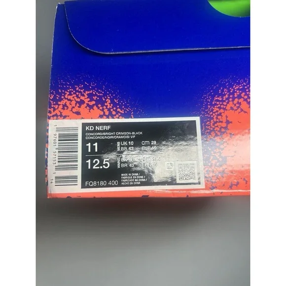 Nike Zoom KD 4 2024 Nerf - Size 11 - FQ8180 400 - New With Box